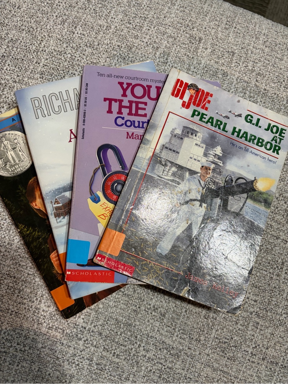 Late Elementary/Early Middle History Book Lot- GI Joe, My Side of the Mount, etc